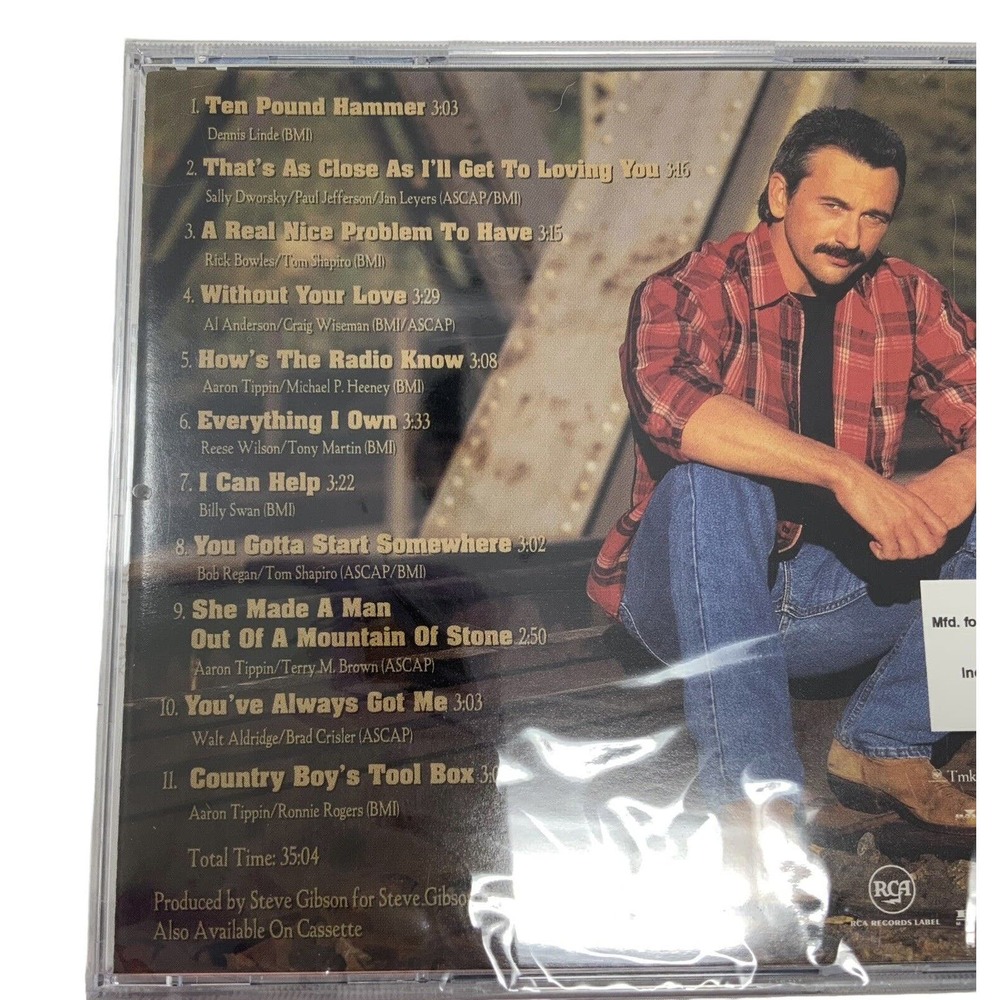 Aaron Tippin Tool Box CD Brand New Sealed That’s As Close As‎ I’ll Get To Loving - Picture 3 of 5